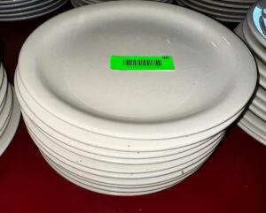 (10) 9.5" CHINA PLATES.