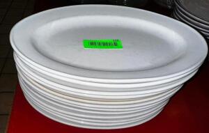 (12) 11" CHINA PLATTERS.