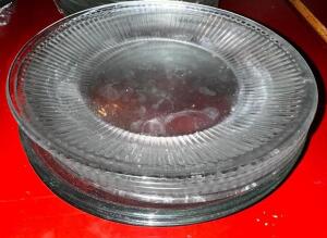 (40) 8" GLASS SALAD PLATES