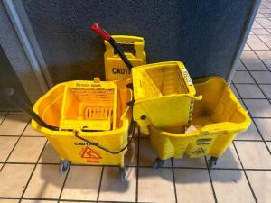 (2) - ROLLING MOP BUCKETS