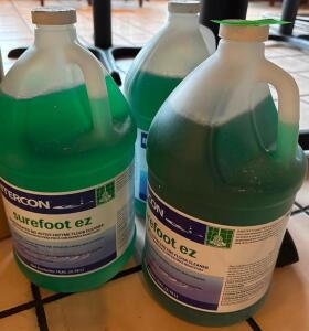 (3) GALLONS OF LINCOLN SURE FOOT EZ FLOOR CLEANER