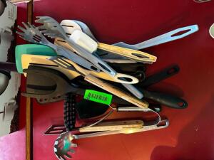 (1) LOT OF ASSORTED UTENSILS.