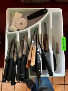 (1) LOT OF ASSORTED UTENSILS.