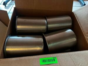 (16) STAINLESS SALAD BAR INSERTS.