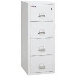 DESCRIPTION: (1) FIRE RESISTANT FILING CABINETBRAND/MODEL: FIREKING #4-1825-CPAINFORMATION: PARCHMENTSIZE: 4 DRAWER, 25"D x 18"W x 53"HRETAIL$: $3618.01 EAQTY: 1