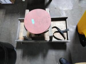 DESCRIPTION: (1) HOMEMADE SHOP STOOL INFORMATION: ON WHEELS, MOBILE, SEE INSPECTION QTY: 1