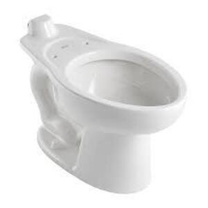 DESCRIPTION: (1) TOILET BOWL BRAND/MODEL: AMERICAN STANDARD #2624001.020 INFORMATION: WHITE, MADERA RETAIL$: $279.00 EA QTY: 1