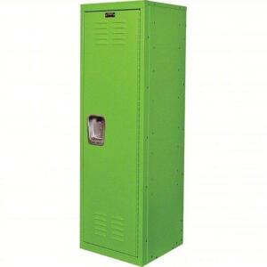 DESCRIPTION: (1) WARDROBE LOCKER BRAND/MODEL: HALLOWELL #35UW38 INFORMATION: GREEN. PADLOCK HASP, 1 TIER, 1 WIDE SIZE: 15" X 15" X 48" RETAIL$: $231.4