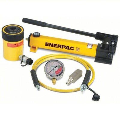 DESCRIPTION: (1) HOLLOW HYDRAULIC RAM AND PUMP SET BRAND/MODEL: ENERPAC #3PCY7 INFORMATION: 30 TON CYLINDER NOMINAL CAPACITY RETAIL$: $4171.94 EA QTY: