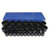 DESCRIPTION: (1) IMPACT SOCKET SET BRAND/MODEL: WESTWARD #21WM43 INFORMATION: 27 PIECES SIZE: 1 IN DRIVE SIZE, 7/8 IN TO 3 1/2 IN SOCKET SIZE RANGE RE