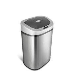 DESCRIPTION: (1) SENSOR TRASH CAN BRAND/MODEL: NINE STARS #WM-80-4 INFORMATION: STAINLESS SIZE: 21.1 GALLON RETAIL$: $65.00 EA QTY: 1