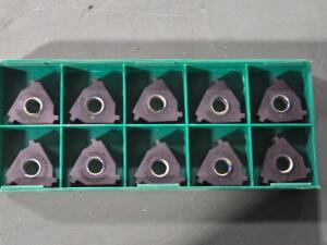 DESCRIPTION: (10) L54 4P LAY FLAT GROOVING INSERTS BRAND/MODEL: TOOL FLO TF29345AC54C RETAIL$: $178.90 QTY: 10