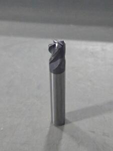 DESCRIPTION: (2) SOLID CARBIDE LENS FORM BARREL CUTTER END MILLS BRAND/MODEL: ACCUPRO 03313657 SIZE: 0.3750" DIA 7/16" LOC 3/8" SD RETAIL$: $192.10 QT