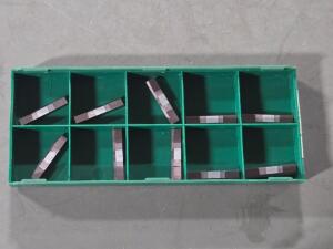 DESCRIPTION: (10) CARBIDE GROVING INSERTS BRAND/MODEL: TOOL FLO GC 4125 AC25R RETAIL$: $320.10 QTY: 10