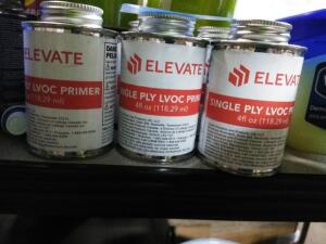 DESCRIPTION: (6) SINGLE PLY LVOC PRIMER BRAND/MODEL: ELEVATE SIZE: 4 FL OZ QTY: 6