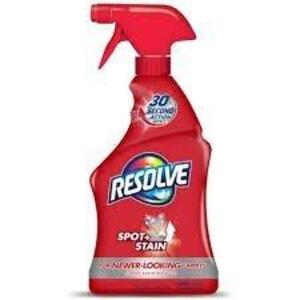 DESCRIPTION: (6) STAIN REMOVER CARPET CLEANER BRAND/MODEL: RESOLVE PRO SIZE: 1 QT RETAIL$: $10.00 EA QTY: 6