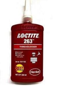 DESCRIPTION: (2) THREADLOCKER BRAND/MODEL: LOCTITE 263 SIZE: 8.45 FL OZ RETAIL$: $66.00 EA QTY: 2