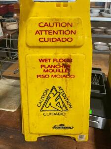 (5) CT. SET OF WET FLOOR SIGNS