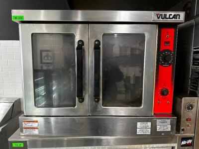 VULCAN SINGLE DECK ELECTRIC CONVECTION OVEN.