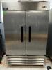 ARCTIC AIR AF49 TWO DOOR REACH IN FREEZER W/ TRAY RACK INSERTS. - 2