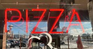 VENTEX RED NEON "PIZZA" SIGN