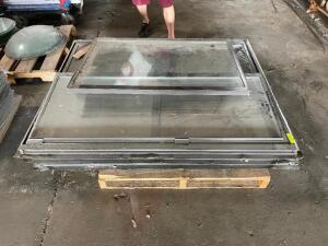 PALLET OF ASSORTED WINDOW PANELS AND INSERTS