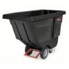 DESCRIPTION: (1) GENERAL PURPOSE PLASTIC TILT TRUCK BRAND/MODEL: RUBBERMAID #5M654 INFORMATION: BLACK, PLASTIC SIZE: 27 CU FT RETAIL$: $1165.11 EA QTY