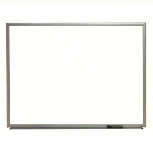 DESCRIPTION: (1) DRY ERASE BOARD BRAND/MODEL: QUARTET #55MP84 INFORMATION: WHITE, WITH ALUMINUM FRAME, SILVER WHITE, WALL MOUNTED SIZE: 36" X 48" X 55