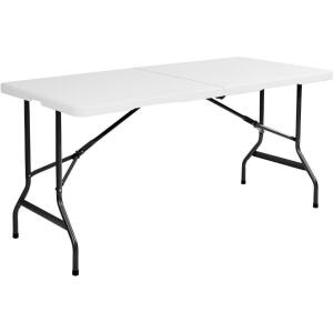 DESCRIPTION: (1) INDESTRUCTIBLE, CLASSIC FOLDING TABLE BRAND/MODEL: ICEBERG #65473 INFORMATION: GRANITE, BI-FOLD SIZE: 30" X 96" X 29" RETAIL$: $321.9