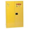 DESCRIPTION: (1) FLAMMABLE LIQUID CABINET BRAND/MODEL: EAGLE #1947X INFORMATION: YELLOW/2-DOOR/CAPACITY: 45 GAL/DAMAGED, SEE FOR INSPECTION SIZE: 43"W