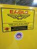 DESCRIPTION: (1) FLAMMABLE LIQUID CABINET BRAND/MODEL: EAGLE #1947X INFORMATION: YELLOW/2-DOOR/CAPACITY: 45 GAL/DAMAGED, SEE FOR INSPECTION SIZE: 43"W - 2