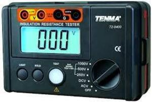 DESCRIPTION: (1) INSULATION RESISTANCE TESTER BRAND/MODEL: TENMA #72-9400 RETAIL$: $223.00 EA QTY: 1