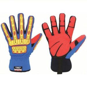 DESCRIPTION: (5) PAIRS OF MECHANICS GLOVES BRAND/MODEL: CONDOR #53GN15 INFORMATION: BLUE, YELLOW, AND RED SIZE: XXXL, SIZE 12 RETAIL$: $40.74 EA QTY: