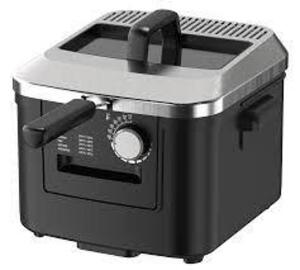 DESCRIPTION: (1) DEEP FRYER BRAND/MODEL: MAINSTAYS INFORMATION: BLACK SIZE: 4L RETAIL$: $40.00 EA QTY: 1