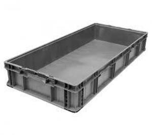 DESCRIPTION: (1) STRAIGHT WALL CONTAINER BRAND/MODEL: SWC-4822-07 INFORMATION: GRAY SIZE: 48X22X7 RETAIL$: $100.00 EA QTY: 1