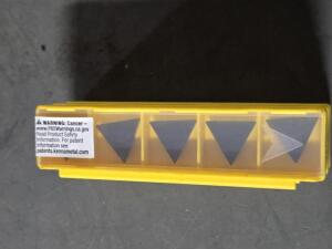 DESCRIPTION: (10) CERAMIC TURNING INSERTS BRAND/MODEL: KENNAMETAL TPU321 RETAIL$: $251.80 QTY: 10