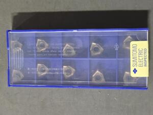 DESCRIPTION: (10) CARBIDE TURNING INSERTS BRAND/MODEL: SUMITOMO XNMU060608PNER- RETAIL$: $419.00 QTY: 10