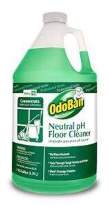 DESCRIPTION: (1) NEUTRAL PH FLOOR CLEANER BRAND/MODEL: ODOBAN BAN SIZE: 1 GALLON RETAIL$: $20.00 EA QTY: 1