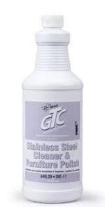 DESCRIPTION: (6) STAINLESS STEEL CLEANER AND FURNITURE POLISH BRAND/MODEL: GTC SIZE: 32 FL OZ RETAIL$: $18.99 EA QTY: 6