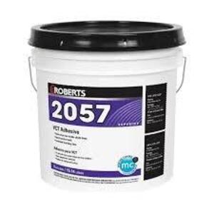 DESCRIPTION: (1) VCT-EZ TILE ADHESIVE BRAND/MODEL: ROBERTS 2057 SIZE: 1 GALLON RETAIL$: $21.25 EA QTY: 1