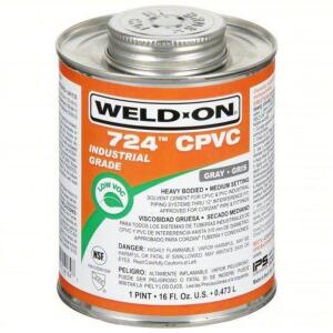 DESCRIPTION: (3) CPVC CEMENT BRAND/MODEL: WELD ON 724 #29JA20 SIZE: 16 OZ RETAIL$: $21.92 EA QTY: 3