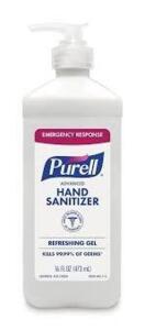 DESCRIPTION: (12) HAND SANITIZER REFRESHING GEL BRAND/MODEL: PURELL ADVANCED SIZE: 16 FL OZ RETAIL$: $6.99 EA QTY: 12