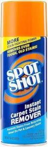 DESCRIPTION: (4) INSTANT CARPET STAIN REMOVER BRAND/MODEL: SPOT SHOT SIZE: 18 FL OZ RETAIL$: $6.98 EA QTY: 4