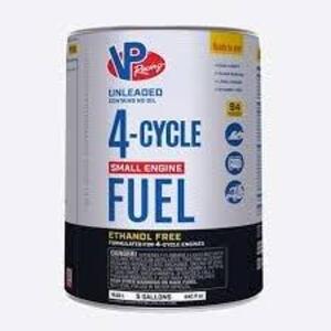 DESCRIPTION: (1) SMALL ENGINE FUEL BRAND/MODEL: VP 4 CYCLE SIZE: 5 GALLON RETAIL$: $100.00 EA QTY: 1