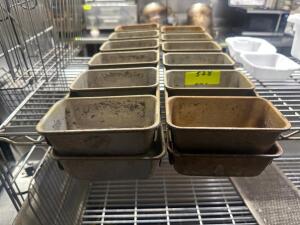 (2) SIX GROUP LOAF PANS.