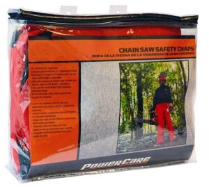 DESCRIPTION: (2) PAIR OF CHAINSAW SAFETY CHAPS BRAND/MODEL: POWER CARE RETAIL$: $101.61 EA QTY: 2