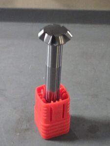 DESCRIPTION: (1) SOLID CARBIDE BACK CHAMFER END MILL BRAND/MODEL: ACCUPRO 02703106 SIZE: 1" DIA 90 DEG 1.2" SD` RETAIL$: $147.74 QTY: 1