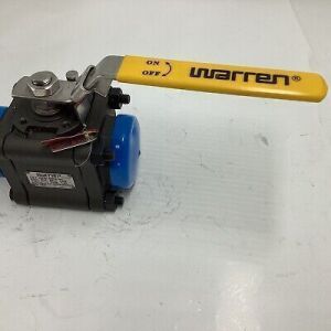 DESCRIPTION: (5) BALL VALVES BRAND/MODEL: WARREN #365FRO INFORMATION: YELLOW HANDLE,. SEE INSPECTION QTY: 5