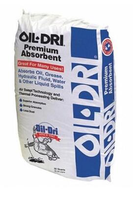 DESCRIPTION: (29) BAGS OF LOOSE ABSORBENT BRAND/MODEL: OLI-DRI/I06032 INFORMATION: MONTMORILLONITE CLAY/VOLUME ABSORBED PER PK: 3 GAL RETAIL$: $437.03