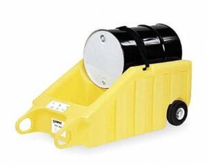 DESCRIPTION: (1) DRUM DISPENSING BRAND/MODEL: ENPAC/5300-YE-A INFORMATION: YELLOW/CAPACITY: 55 GAL RETAIL$: 651.10 SIZE: 68" X 31-1/2" X 27" QTY: 1